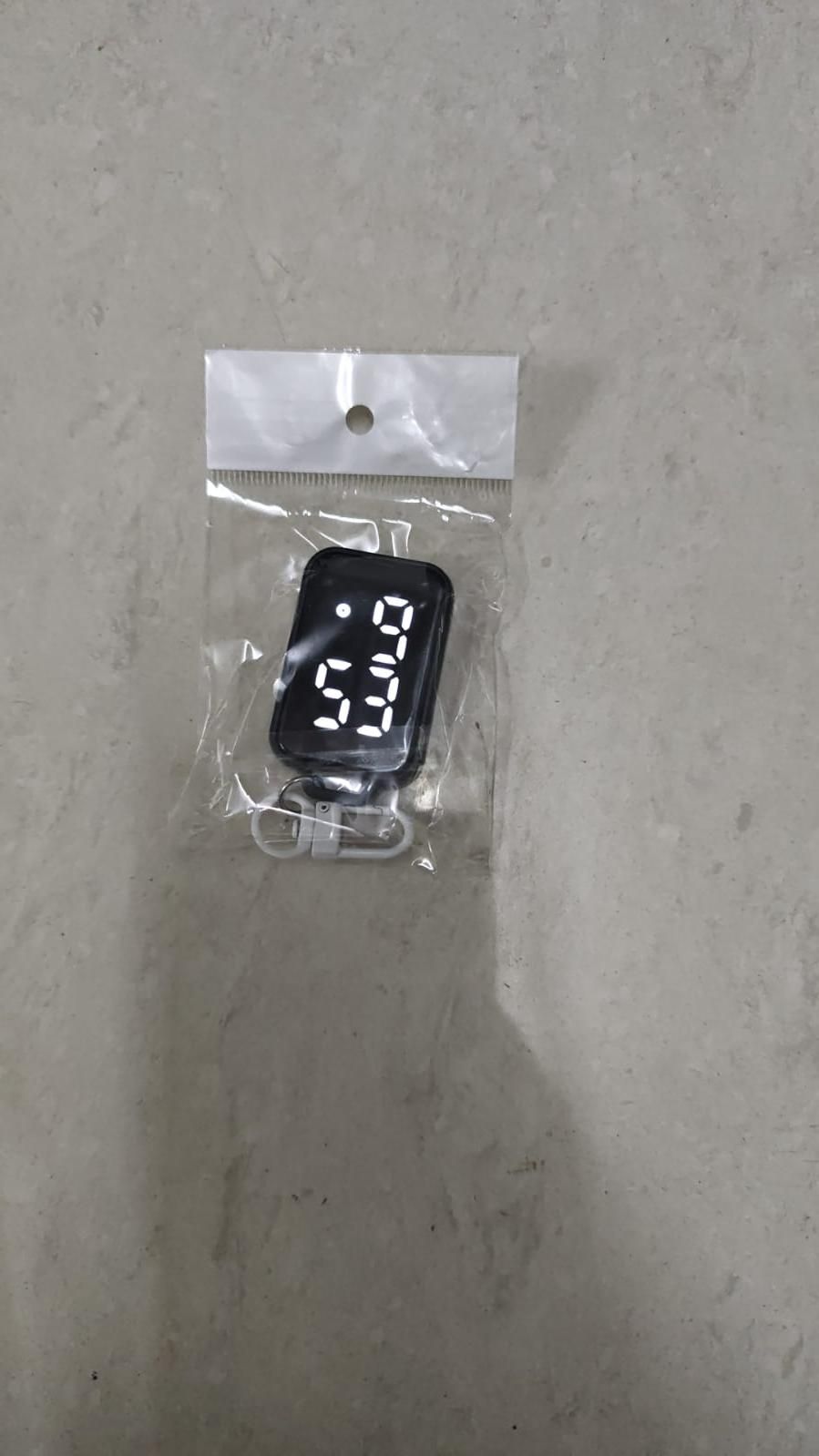 Digital Clock Keychain